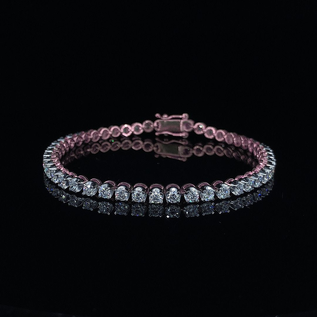 Elegant Sparkle Lab Grown Diamond Bracelet