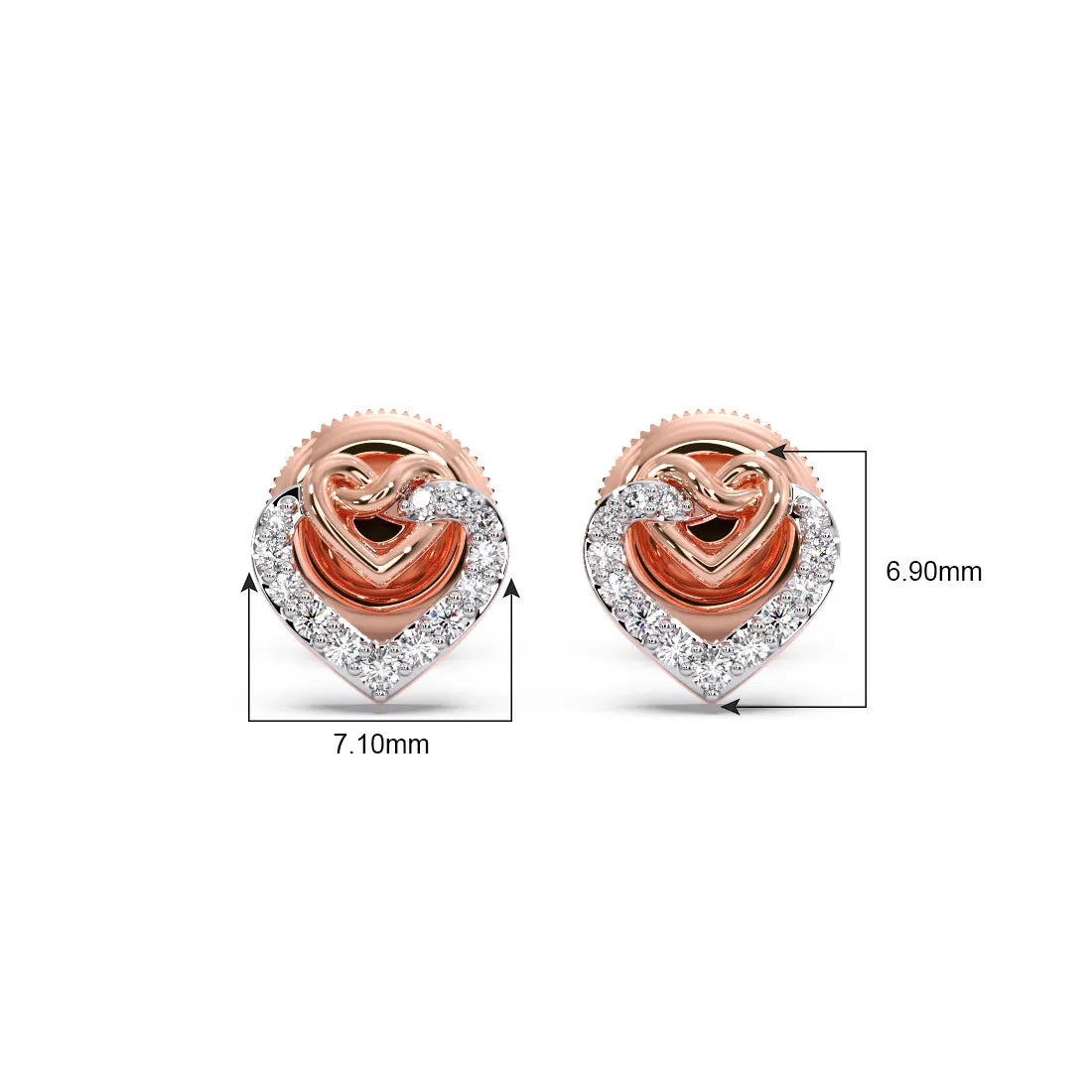 Bonded Truss Lab-Grown Diamond Earrings