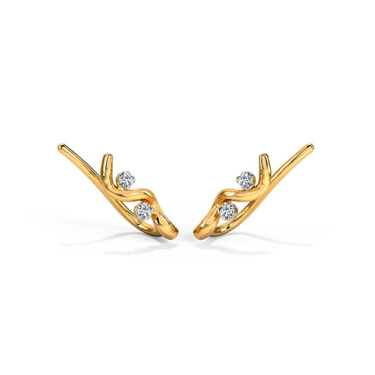 Serpentine Spark Lab-Grown Diamond Earrings