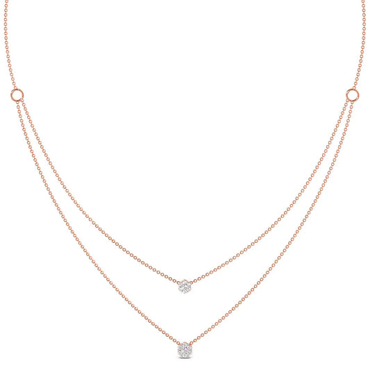 Melissa Dual Layer Lab-Grown Diamond Necklace