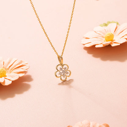 Botanical Ivy Lab-Grown Diamond Pendant