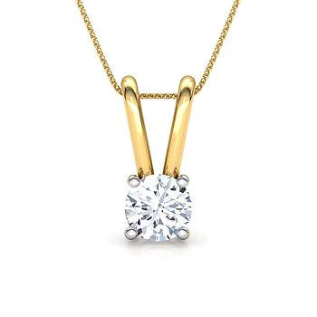 Vortex Solitaire Lab-Grown Diamond Pendant