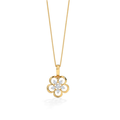 Botanical Ivy Lab-Grown Diamond Pendant