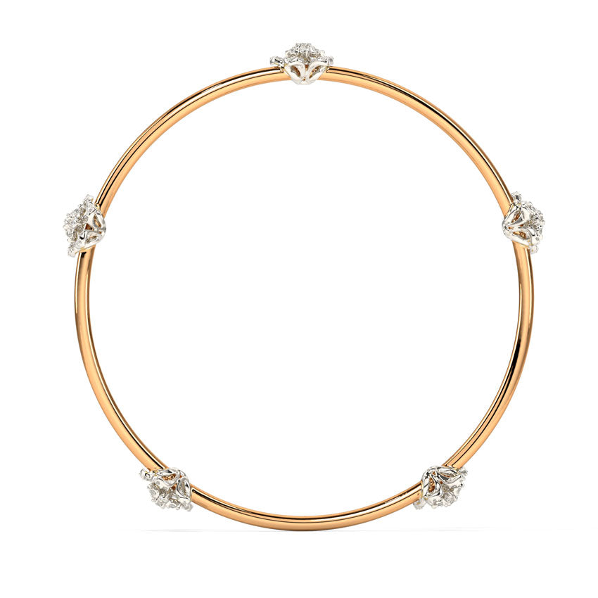 Petal Whispers Lab-Grown Diamond Bangle