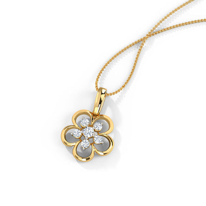 Botanical Ivy Lab-Grown Diamond Pendant