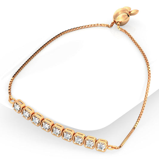 Quadrille Elegance Lab-Grown Diamond Bracelet