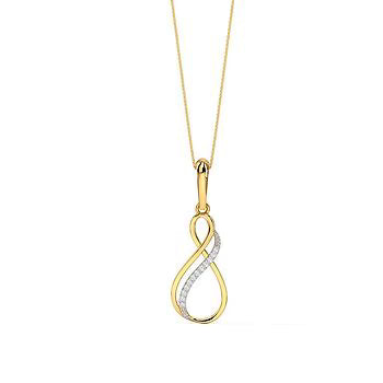 Dual Infinity Lab-Grown Diamond Pendant