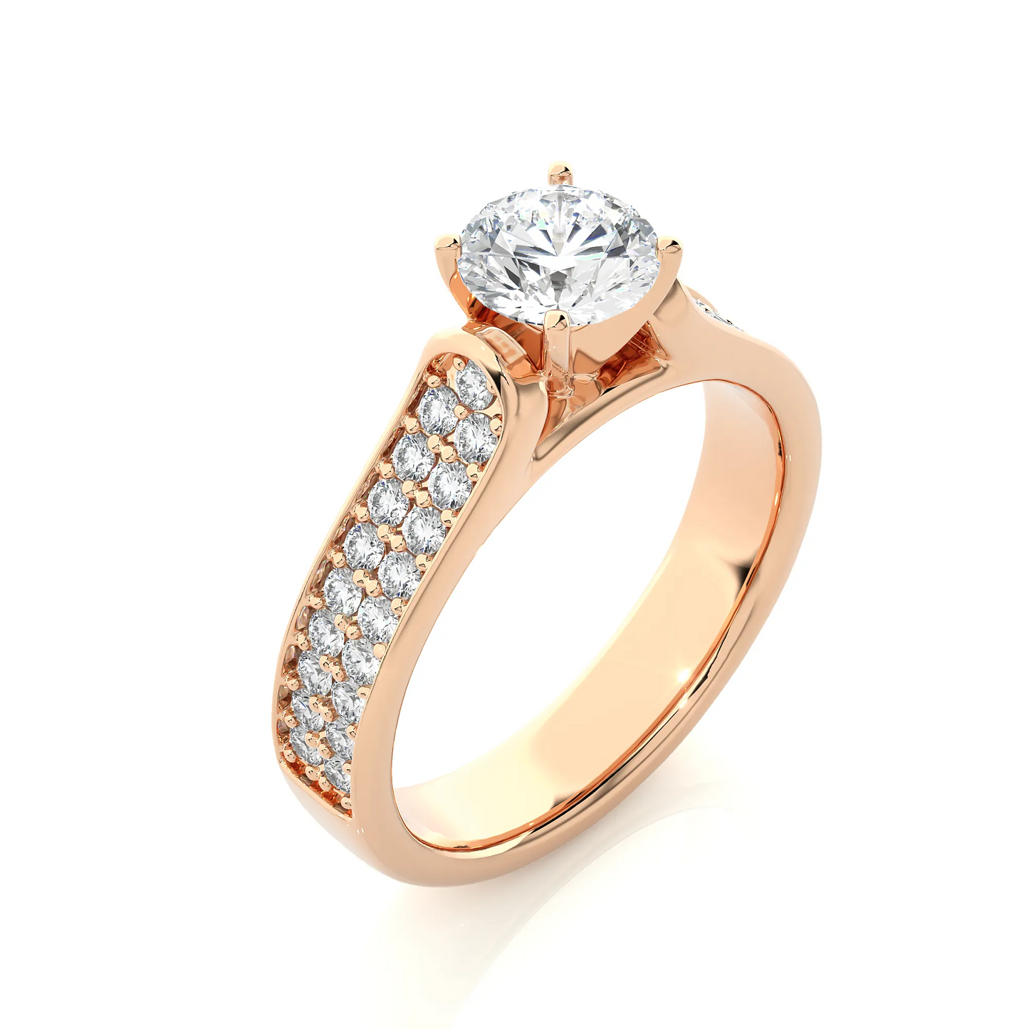 Dazzling Solitaire Radiance