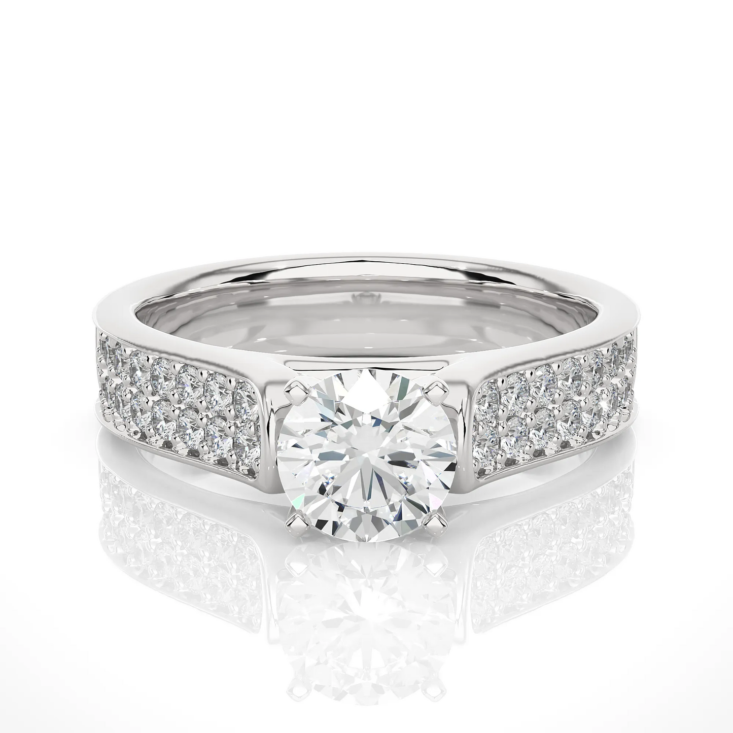 Dazzling Solitaire Radiance